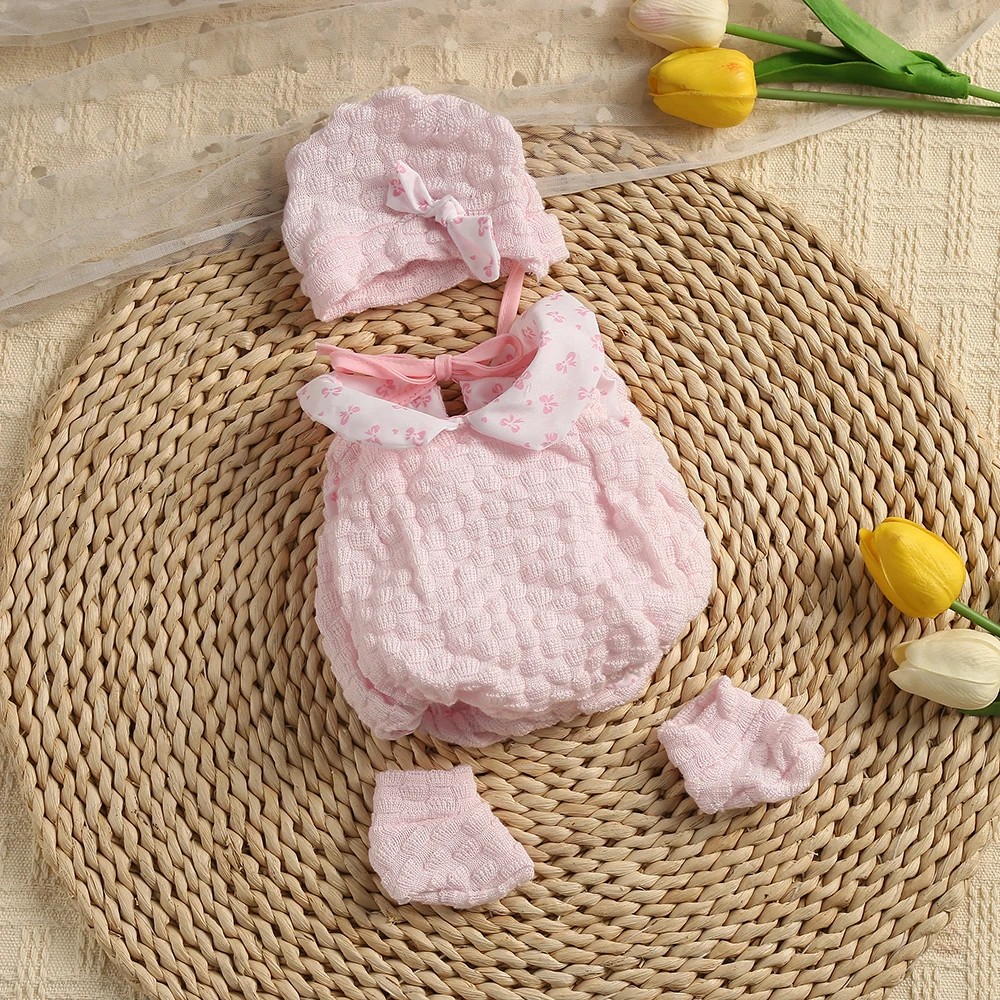 Doll Clothes for 16 Inch 40cm Reborn Baby Doll Sweater Clothes Dress Set for Baby New Born Doll Accessories Kids Gift Toys DIY