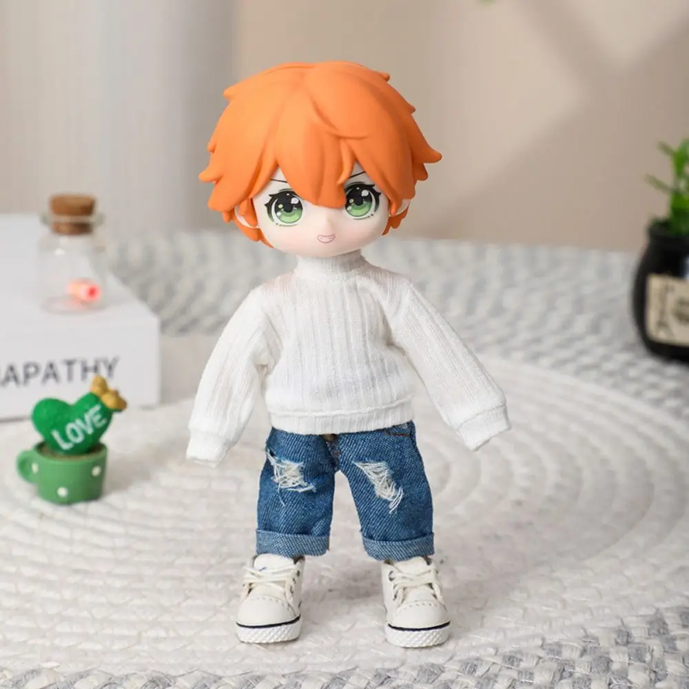 Fashion Shirt Legging For 1/11 ob11 Dolls For 1/12 Bjd Dolls Clothes Doll T-shirt Tops Casual Wear Shirts Doll Clothes Accessory
