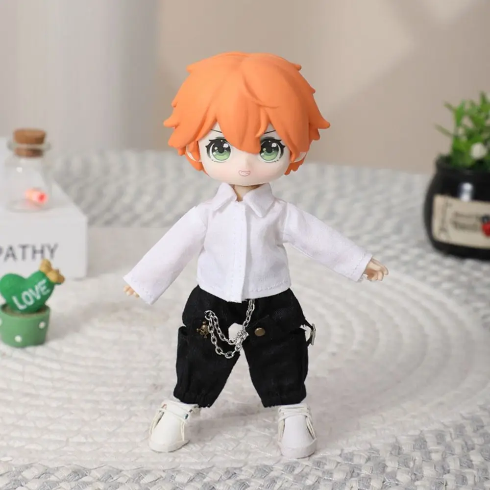 Fashion Shirt Legging For 1/11 ob11 Dolls For 1/12 Bjd Dolls Clothes Doll T-shirt Tops Casual Wear Shirts Doll Clothes Accessory
