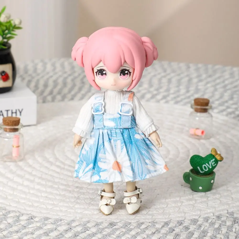 Fashion Shirt Legging For 1/11 ob11 Dolls For 1/12 Bjd Dolls Clothes Doll T-shirt Tops Casual Wear Shirts Doll Clothes Accessory