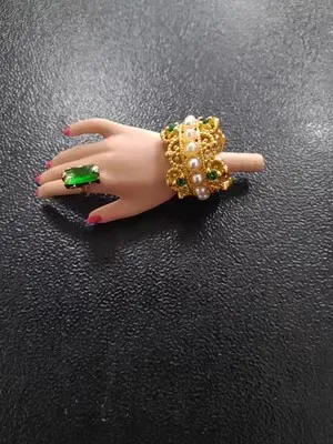 Doll Jewelry Decoration 1:6 Dollhouse Mini Handmade Jewelry Bracelets/Jewelry Model for Doll Decorative Toys,Gift Accessories