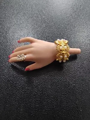 Doll Jewelry Decoration 1:6 Dollhouse Mini Handmade Jewelry Bracelets/Jewelry Model for Doll Decorative Toys,Gift Accessories