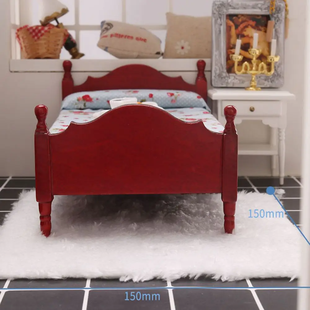 Gift Photo Props Nordic Style Dollhouse Plush Carpet Doll Accessories Miniature Hairy Rug Mini Floor Mat Gift