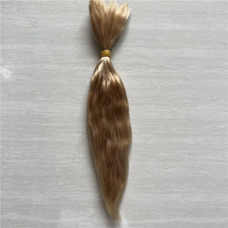 Many Colors Handrooted Reborn Doll Mohair Wig Pink Yellow Brown Colors BJD 1/4 OB11 Dolls Mohair Wigs Hair Accessory