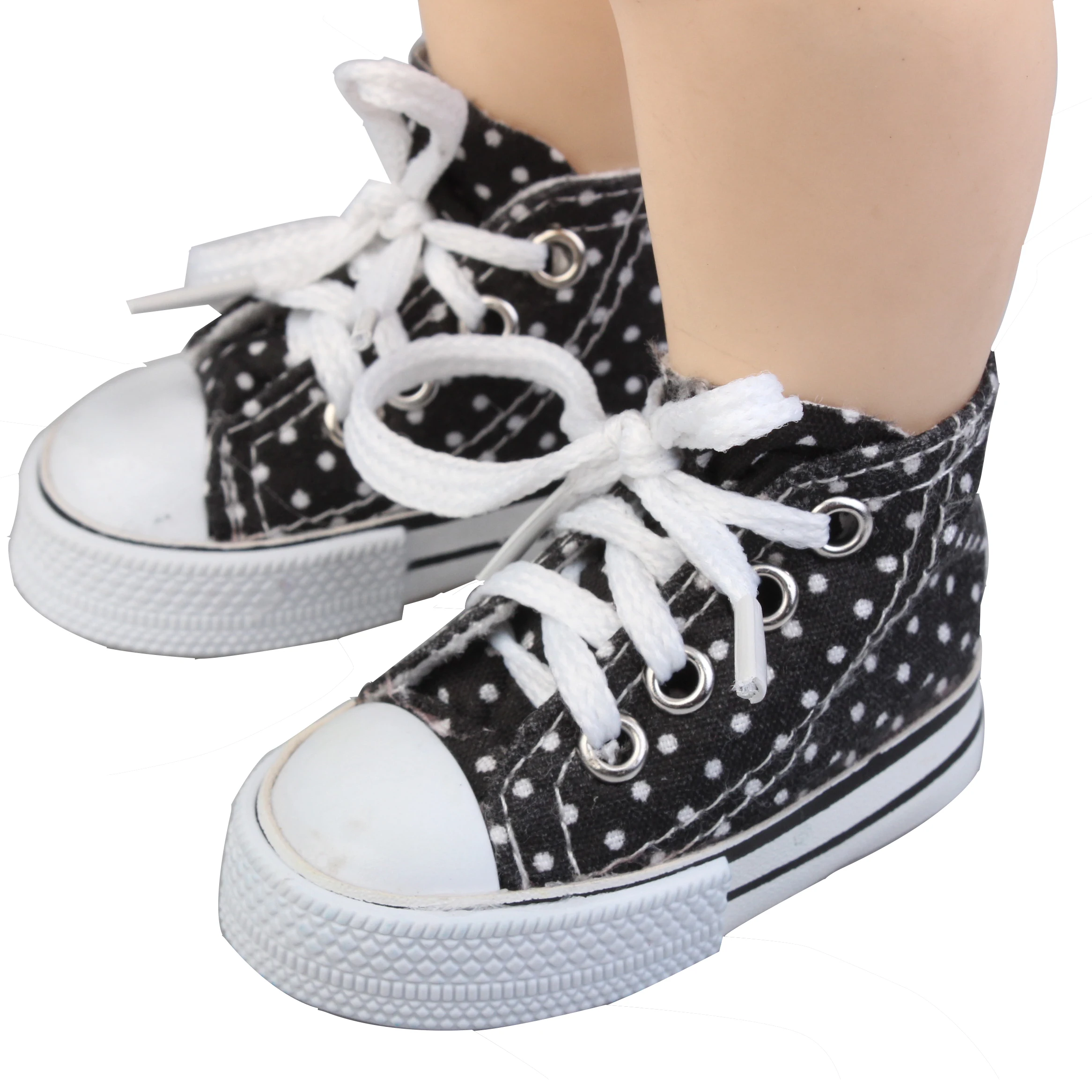 Canvas Doll Shoes For 1/3 BJD Doll Mini 7.5cm High-top Canvas Sneakers For Russian DIY,60cm Barbi Doll Best Gift