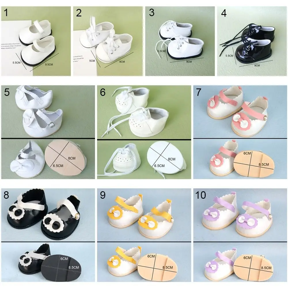 30-50cm Doll Shoes 10 Styles Casual Wear Shoes For 1/6 Dolls Shoes Fashion PU Leather Shoes Boots DIY Doll Accessories Gift Toys
