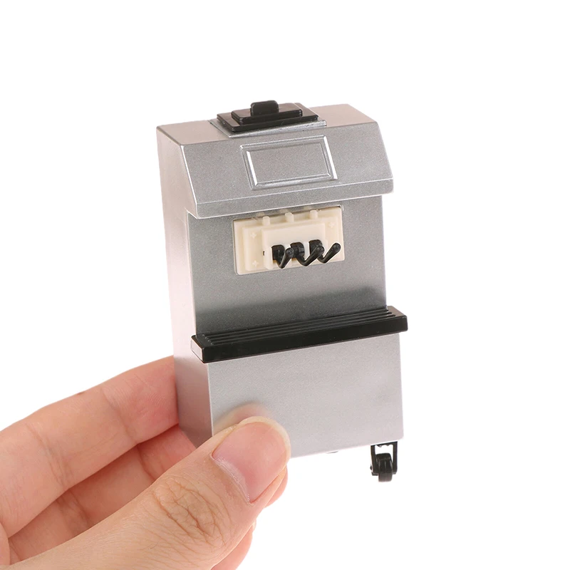 1:12 Dollhouse Miniature Beverage Shop Workbench Simulation Blender Coffee Grinder Toaster Oven Ice Cream Machine Model DIY Toys