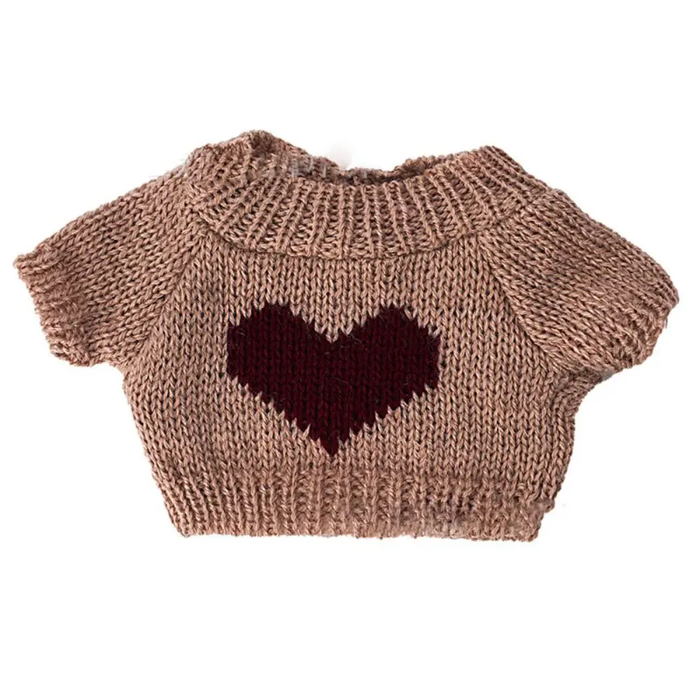 20cm Doll Sweaters Fashion Knitted Coat Winter Warm Tops Sweaters Outfits Kid Gifts Toys DIY Doll Clothes Accessories
