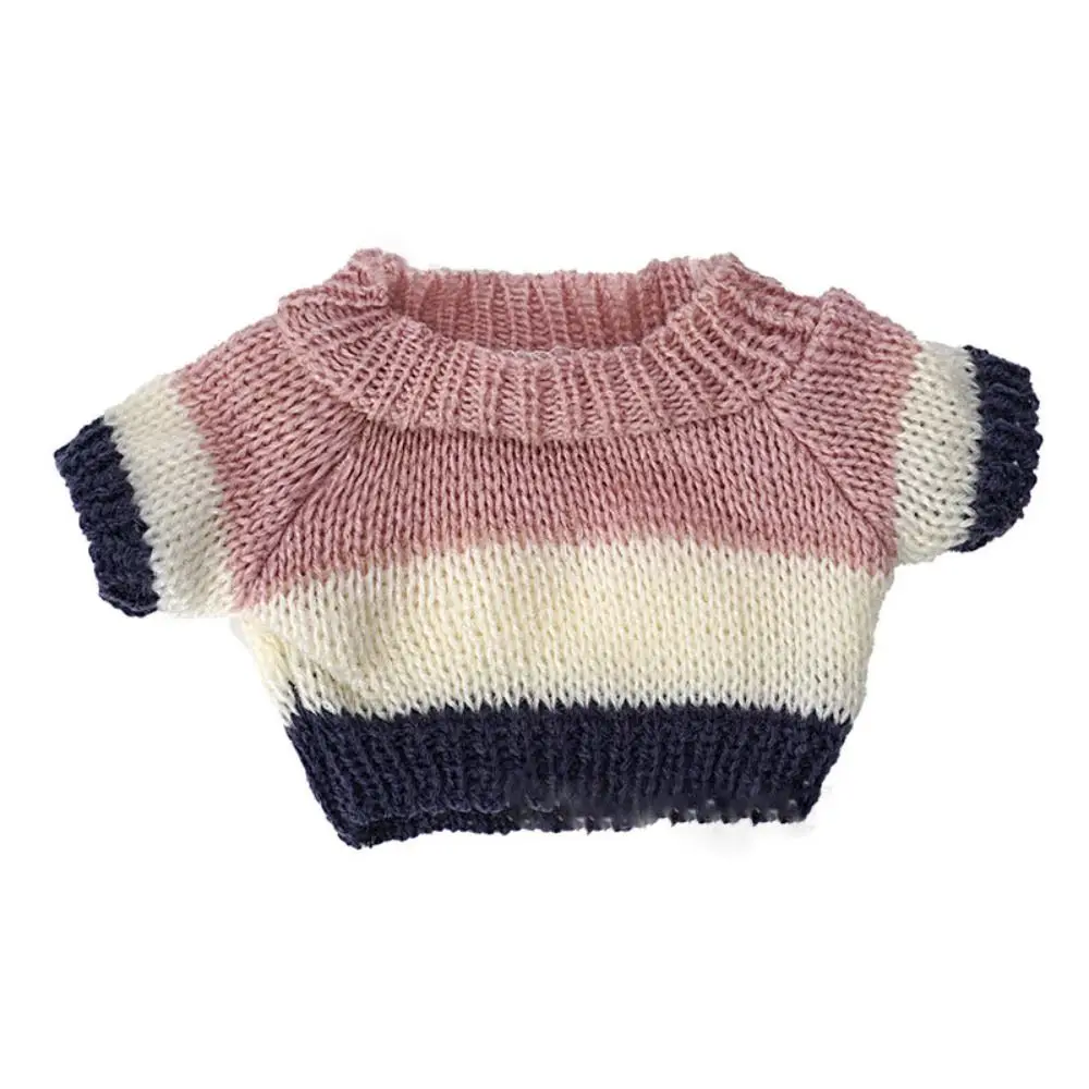20cm Doll Sweaters Fashion Knitted Coat Winter Warm Tops Sweaters Outfits Kid Gifts Toys DIY Doll Clothes Accessories