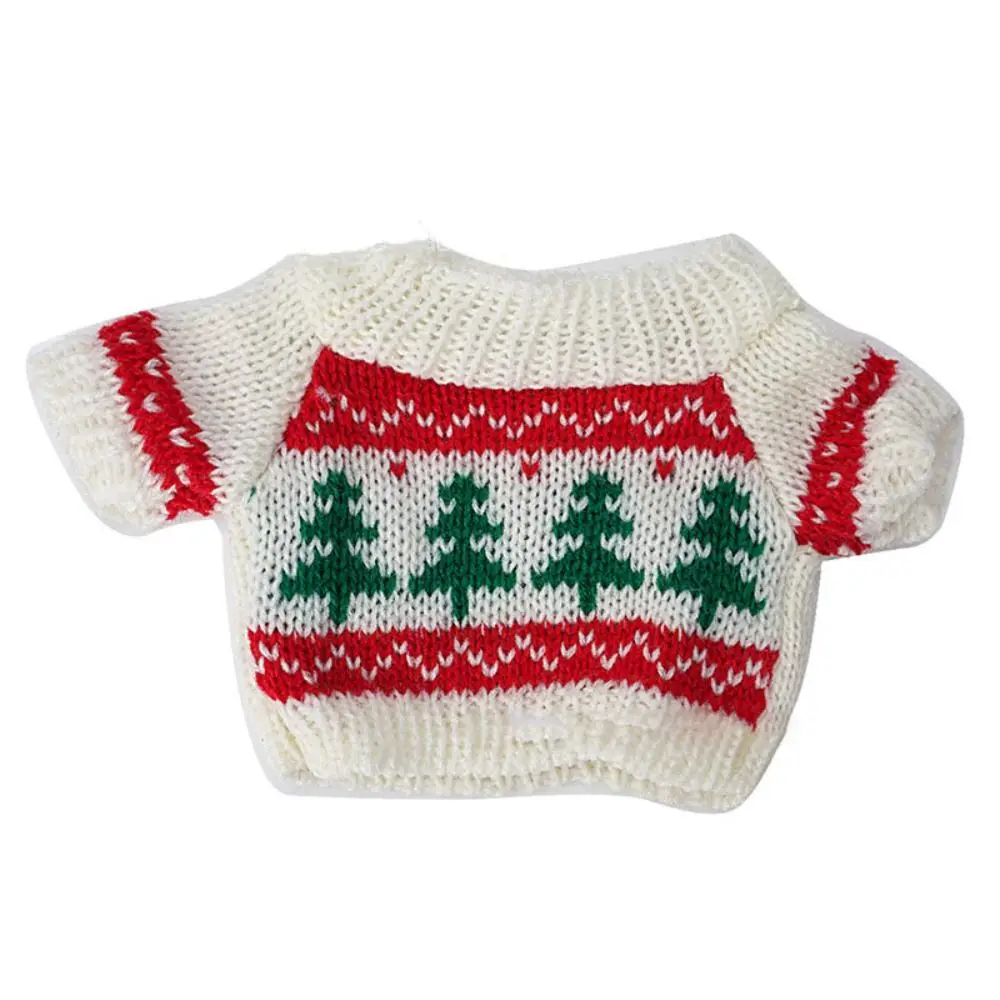 20cm Doll Sweaters Fashion Knitted Coat Winter Warm Tops Sweaters Outfits Kid Gifts Toys DIY Doll Clothes Accessories
