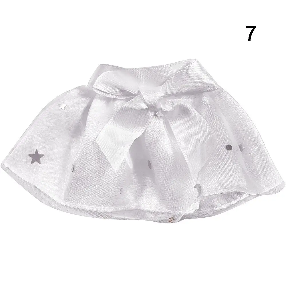 Elves Clothes Christmas Doll White Red Green Dress Baby Toys Accessories Skirt For Children's Christmas Gifts Doll Accessories