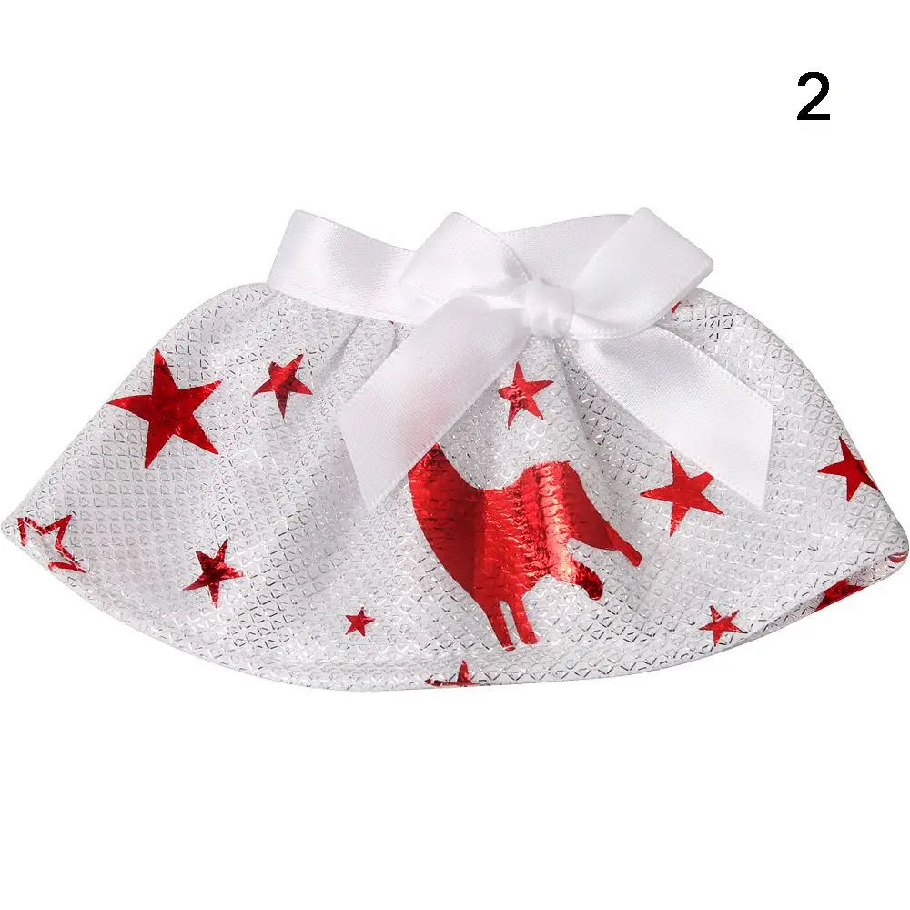 Elves Clothes Christmas Doll White Red Green Dress Baby Toys Accessories Skirt For Children's Christmas Gifts Doll Accessories