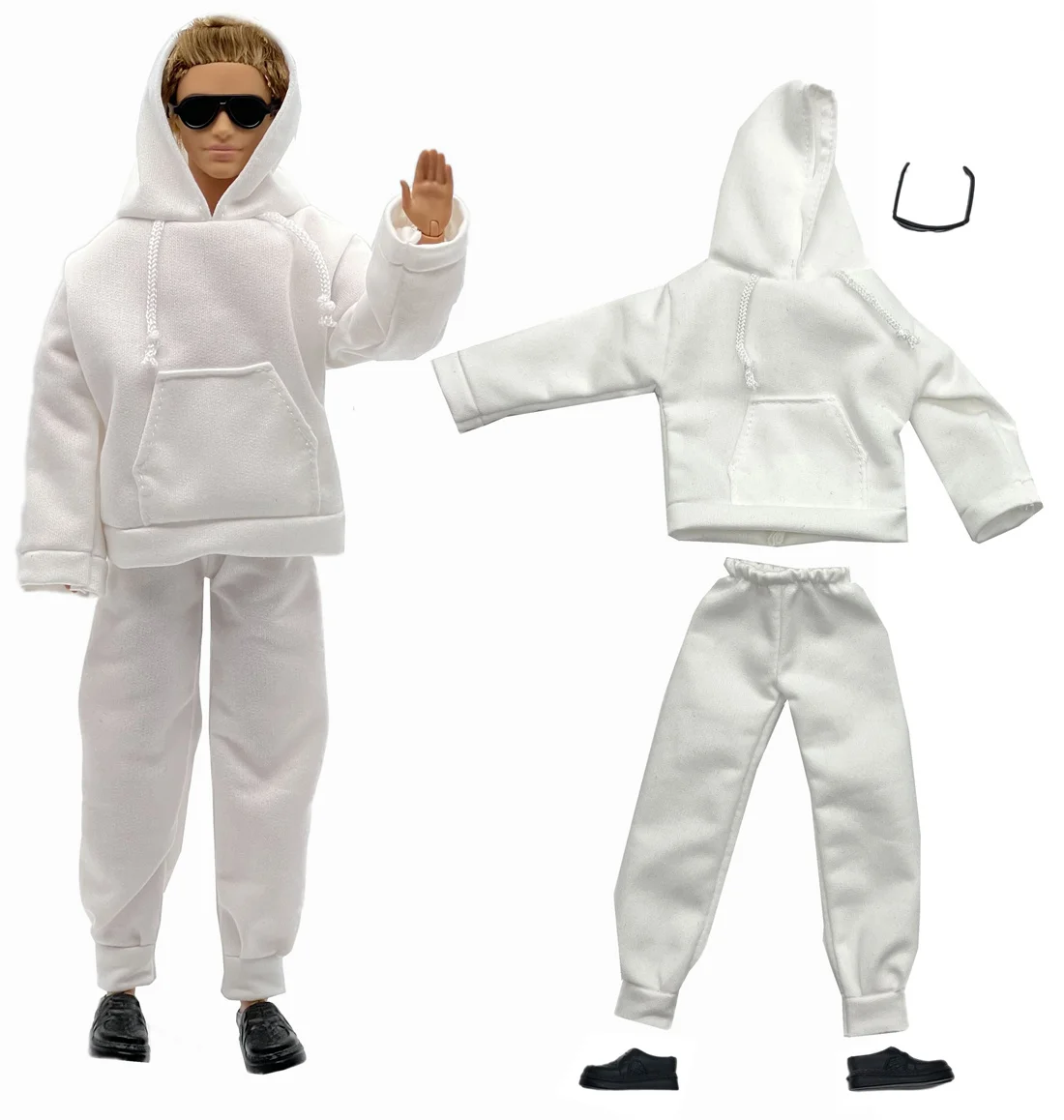 1 Set Ken Cloth Handmade Handsome Doll Accessories Casual Wear Suit for 30cm 12inch Ken Doll Kids GiftA1