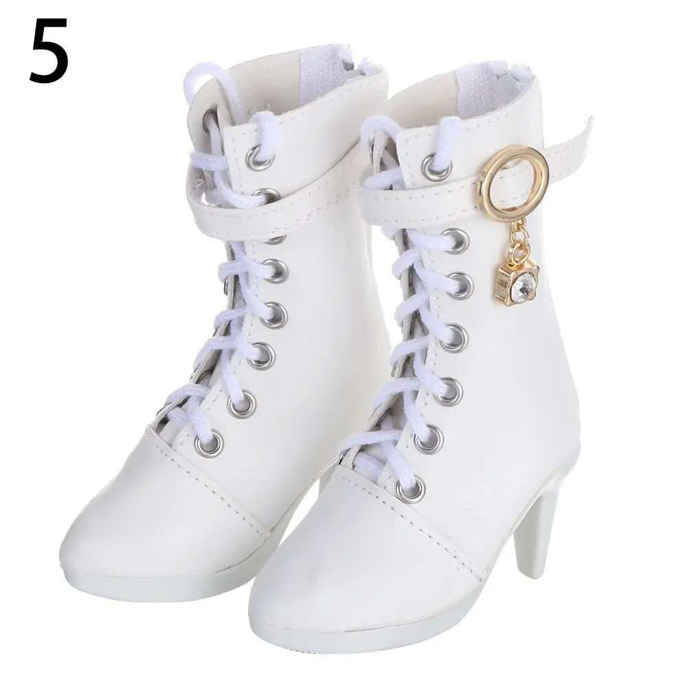 1/3 7.8CM Doll Shoes PU Leather With Different Color Suitable for 60cm Doll Wearing Boots Shoes Doll Play House Accessories