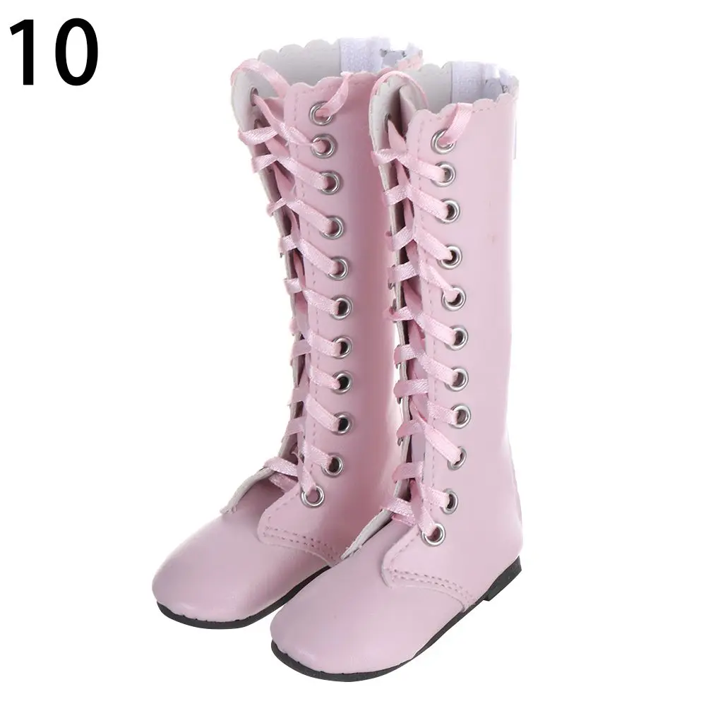 1/3 7.8CM Doll Shoes PU Leather With Different Color Suitable for 60cm Doll Wearing Boots Shoes Doll Play House Accessories