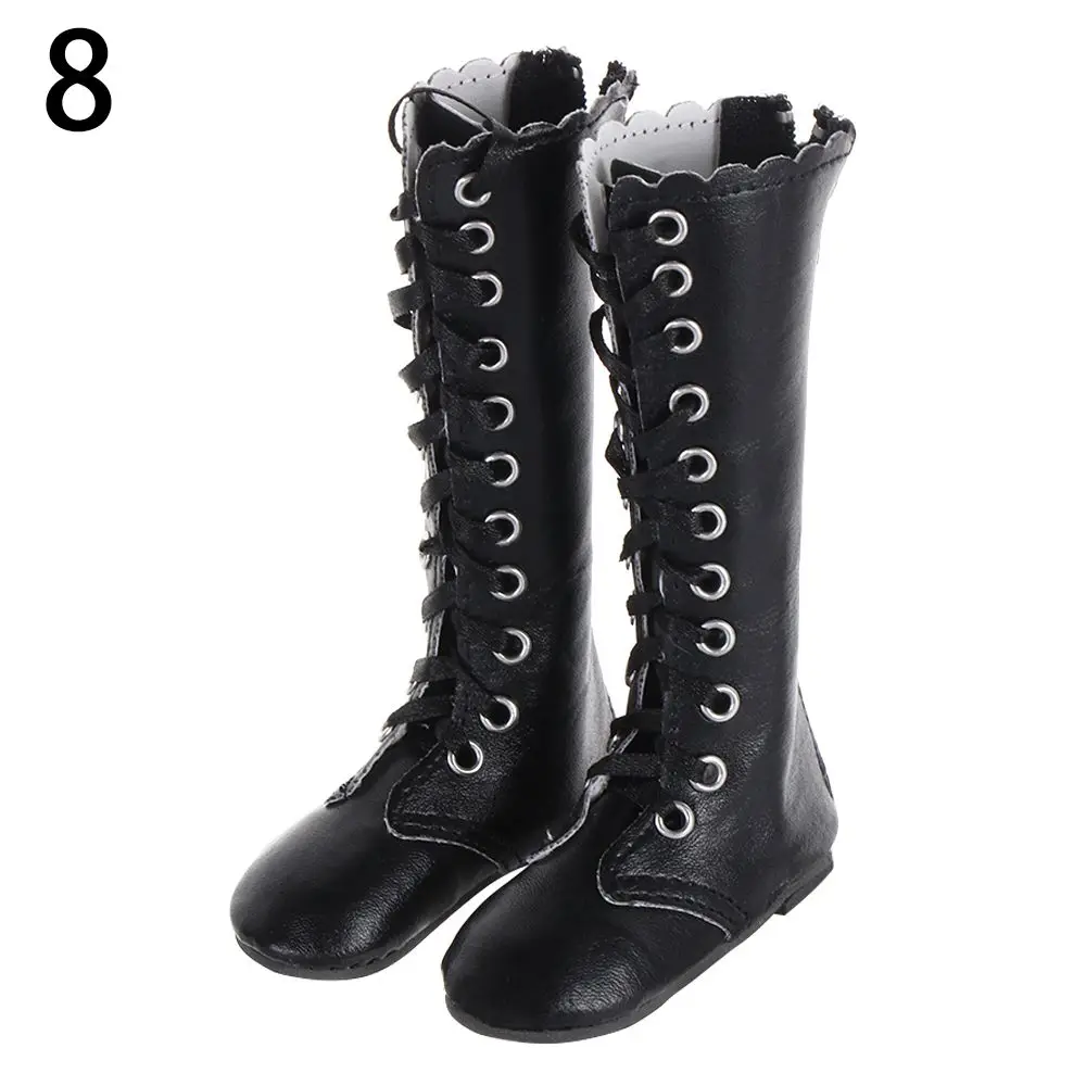 1/3 7.8CM Doll Shoes PU Leather With Different Color Suitable for 60cm Doll Wearing Boots Shoes Doll Play House Accessories