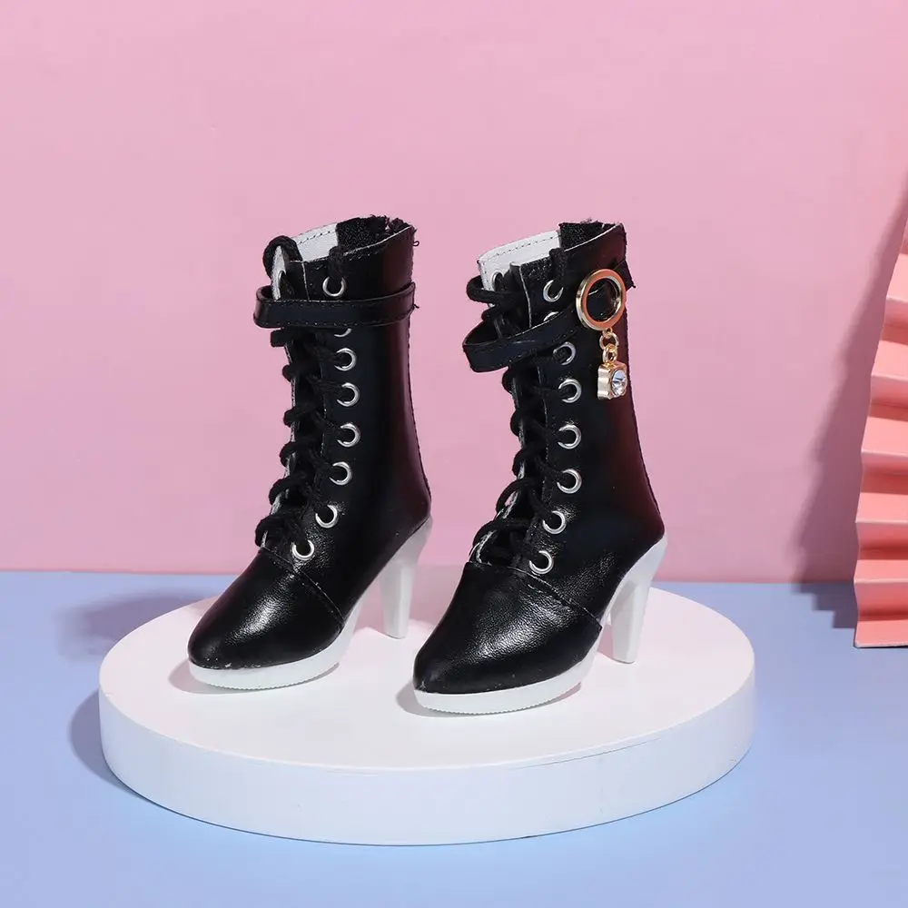 1/3 7.8CM Doll Shoes PU Leather With Different Color Suitable for 60cm Doll Wearing Boots Shoes Doll Play House Accessories