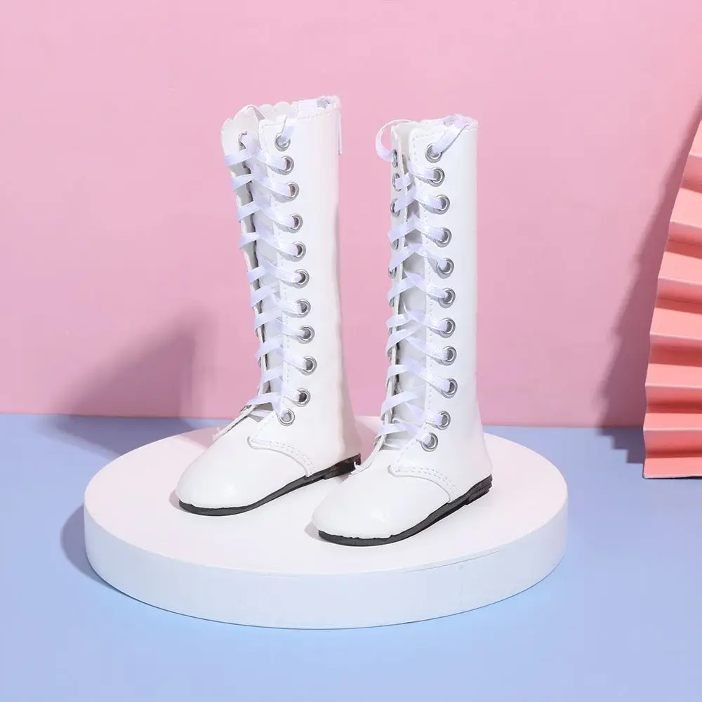 1/3 7.8CM Doll Shoes PU Leather With Different Color Suitable for 60cm Doll Wearing Boots Shoes Doll Play House Accessories