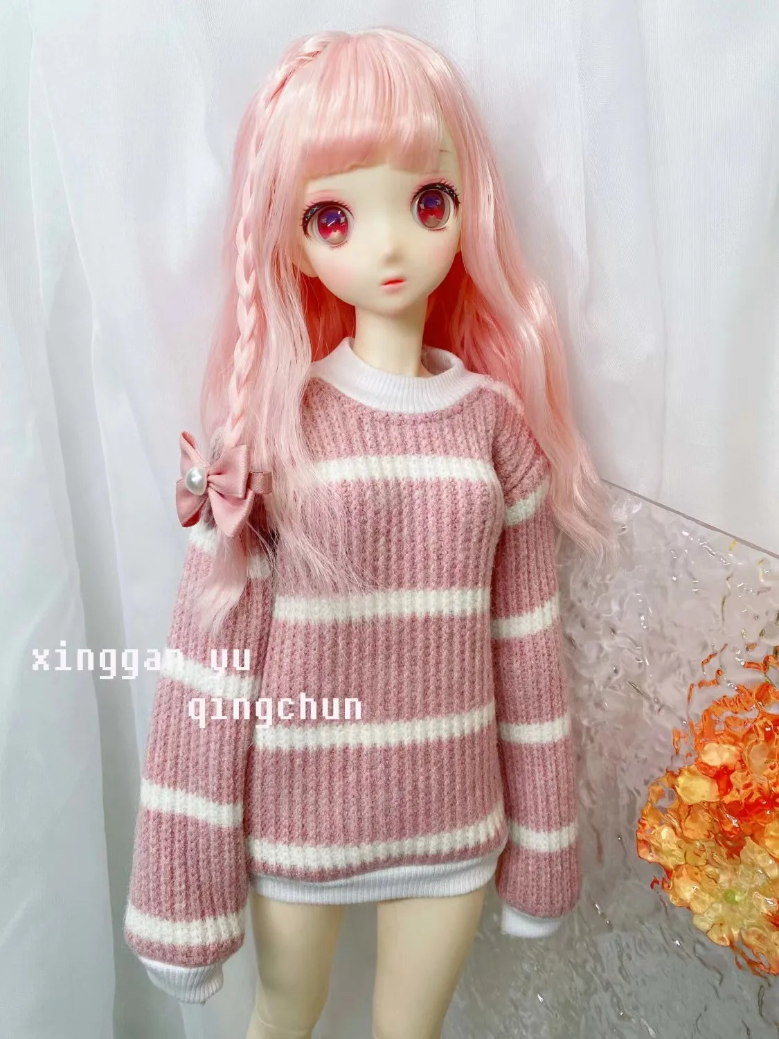 60cm Ye Luo Li Doll Clothes 1/3 bjd Baby Clothes Kitty's Victory Princess Dress JK Uniforms Campus