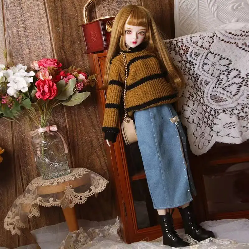 60cm Ye Luo Li Doll Clothes 1/3 bjd Baby Clothes Kitty's Victory Princess Dress JK Uniforms Campus