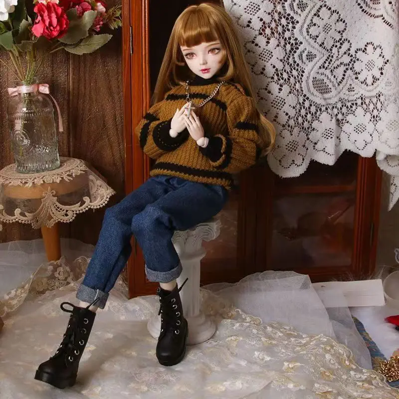 60cm Ye Luo Li Doll Clothes 1/3 bjd Baby Clothes Kitty's Victory Princess Dress JK Uniforms Campus
