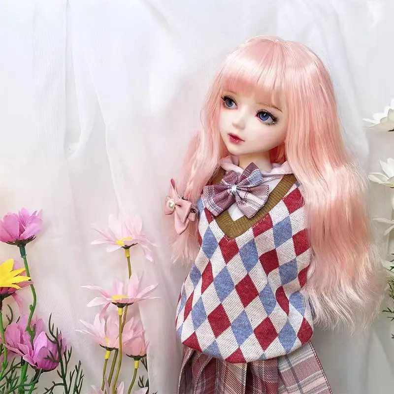 60cm Ye Luo Li Doll Clothes 1/3 bjd Baby Clothes Kitty's Victory Princess Dress JK Uniforms Campus