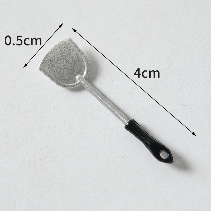 1/12 Dollhouse Simulation Fry Pan Saucepan Model Dollhouse Miniature Kitchen Cookware Accessories Dolls House Decoration