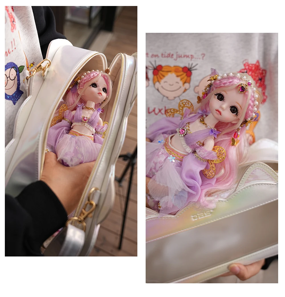 Traveling Bag for ICY DBS Blythe 30cm Dolls Outgoing Packets 1/6 BJD OB24 ANIME GIRL Pullip BB Girl