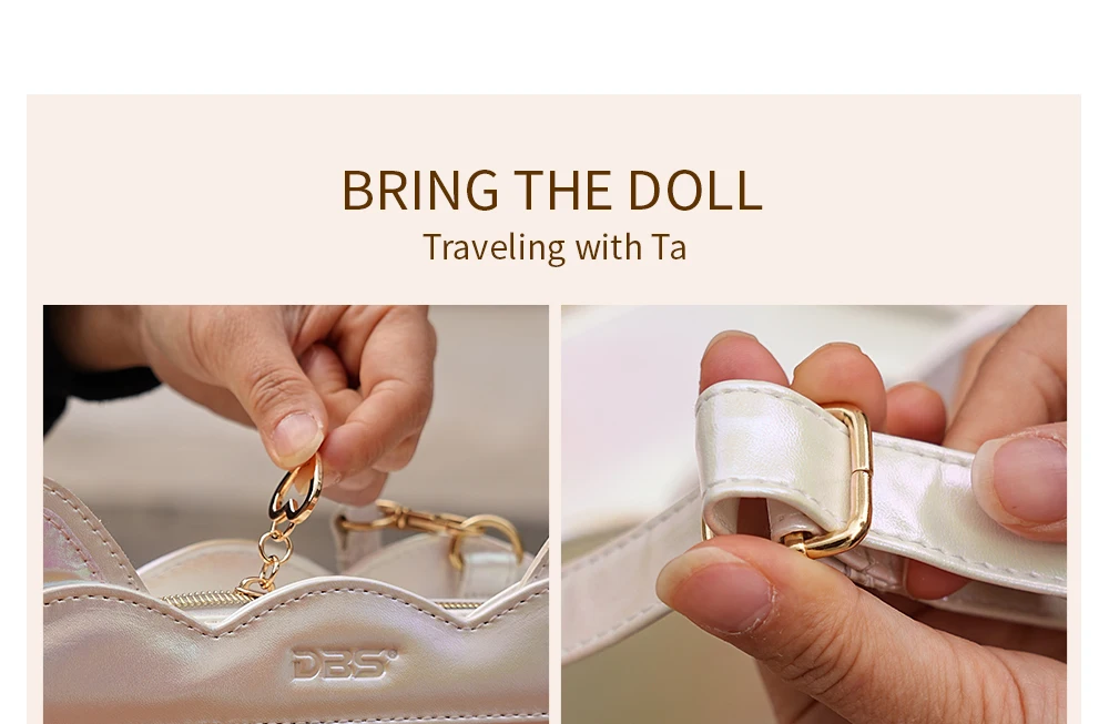 Traveling Bag for ICY DBS Blythe 30cm Dolls Outgoing Packets 1/6 BJD OB24 ANIME GIRL Pullip BB Girl