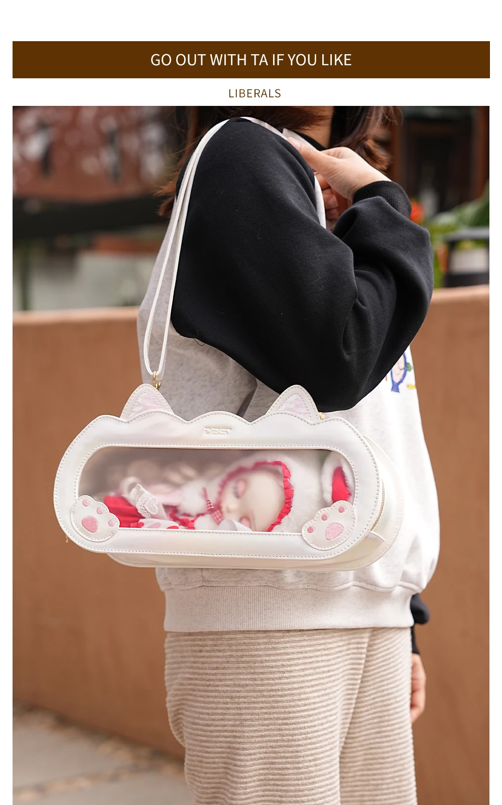 Traveling Bag for ICY DBS Blythe 30cm Dolls Outgoing Packets 1/6 BJD OB24 ANIME GIRL Pullip BB Girl
