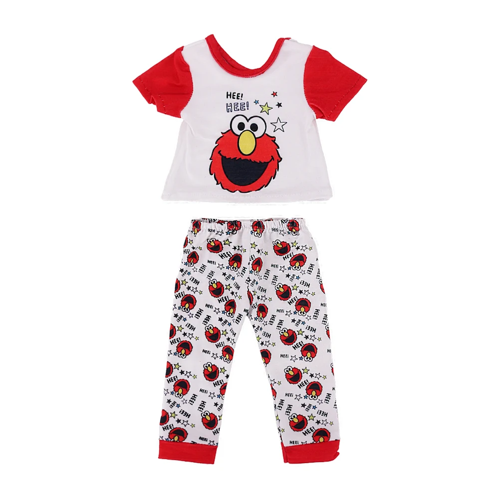 Kawaii Animal Pattern Doll Clothes For 43cm Baby Doll Clothes Accessories And 18 Inch American Doll Girl's Toys Our Generation