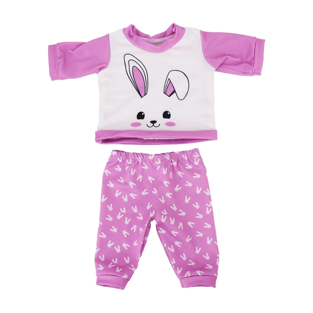 Kawaii Animal Pattern Doll Clothes For 43cm Baby Doll Clothes Accessories And 18 Inch American Doll Girl's Toys Our Generation