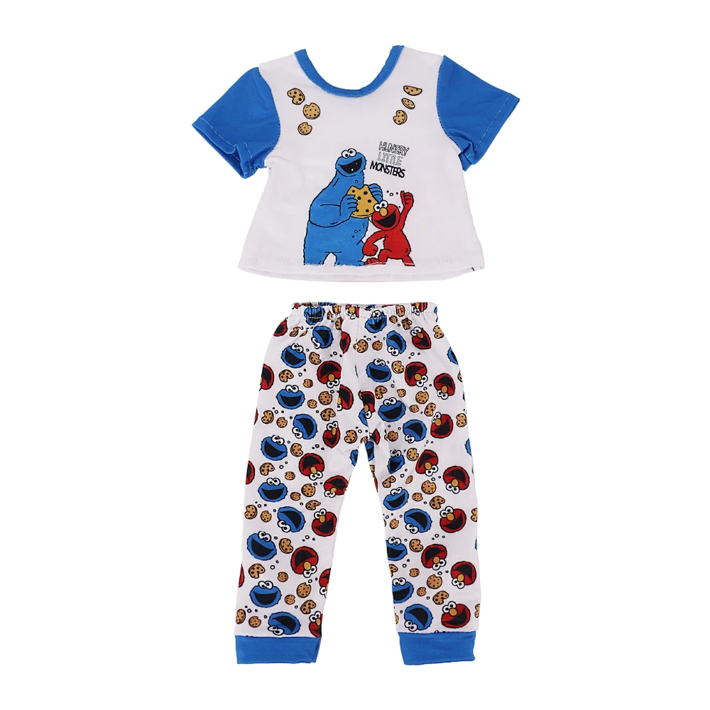 Kawaii Animal Pattern Doll Clothes For 43cm Baby Doll Clothes Accessories And 18 Inch American Doll Girl's Toys Our Generation
