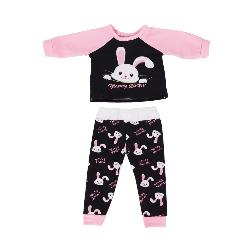 Kawaii Animal Pattern Doll Clothes For 43cm Baby Doll Clothes Accessories And 18 Inch American Doll Girl's Toys Our Generation