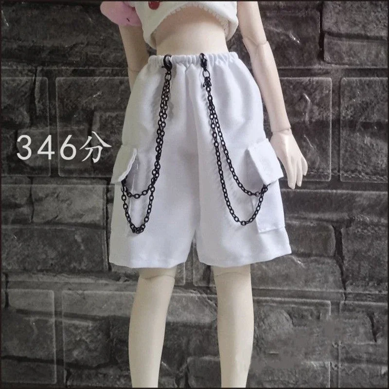 1/3 1/4 1/6 Doll's Clothes Work Shorts for 30/45/60cm Bjd Doll White/black/brown Diy Girl Toys Dress Up Diy Doll Accessories