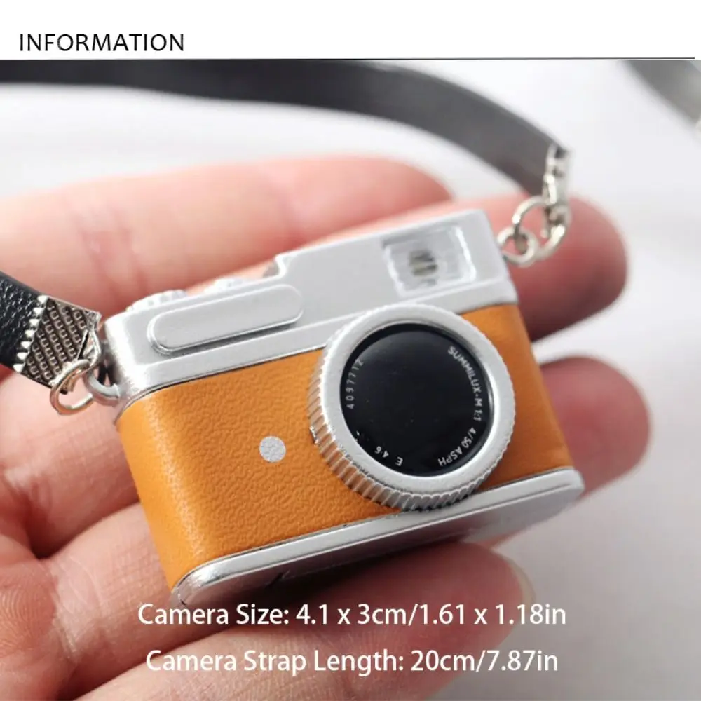 OB11 Doll Accessories Simulation Camera Witn Flash Lamp Electric Retro Camera Model Mini Digital Camera for OB11