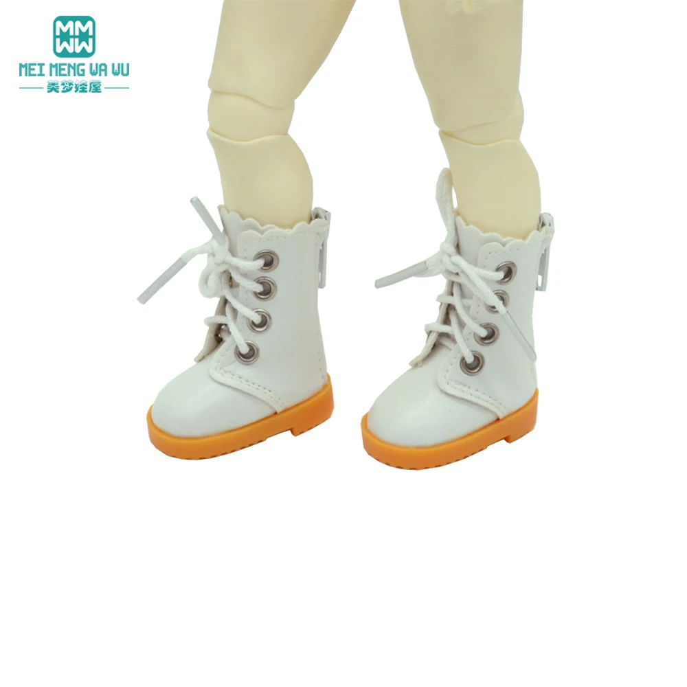 Mini doll Shoes 1/6 BJD YOSD EXO doll FASHION SNOW BOOTS MARTIN BOOTS LEATHER SHOES KIDS HOLIDAY GIFT ACCESSORIES