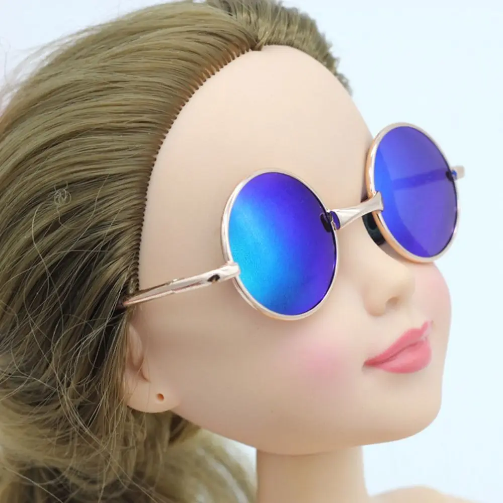 Fashion Glasses For 15~20cm Cotton Dolls Casual Wear Round Frame Plush Doll Eyeglasses for 1/3 1/4 BJD Dolls for Blythe Doll
