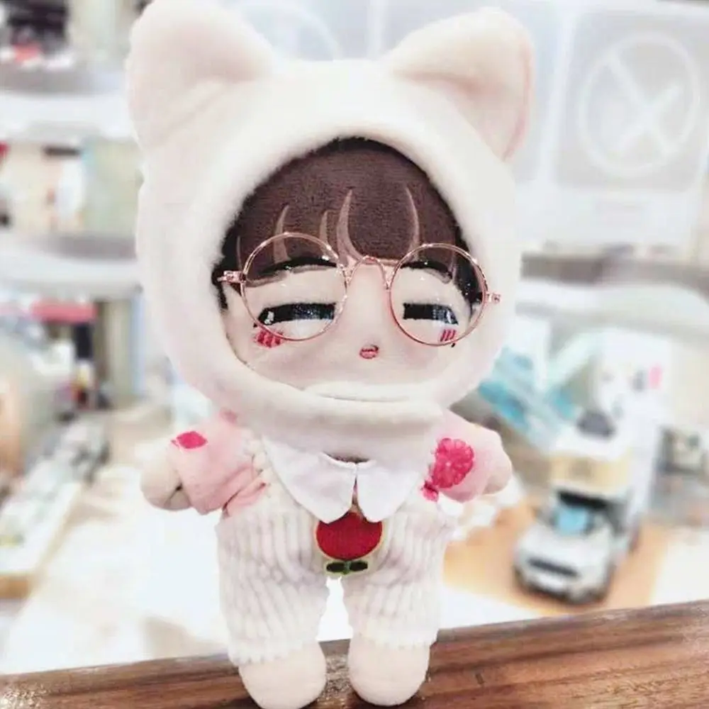 Fashion Glasses For 15~20cm Cotton Dolls Casual Wear Round Frame Plush Doll Eyeglasses for 1/3 1/4 BJD Dolls for Blythe Doll