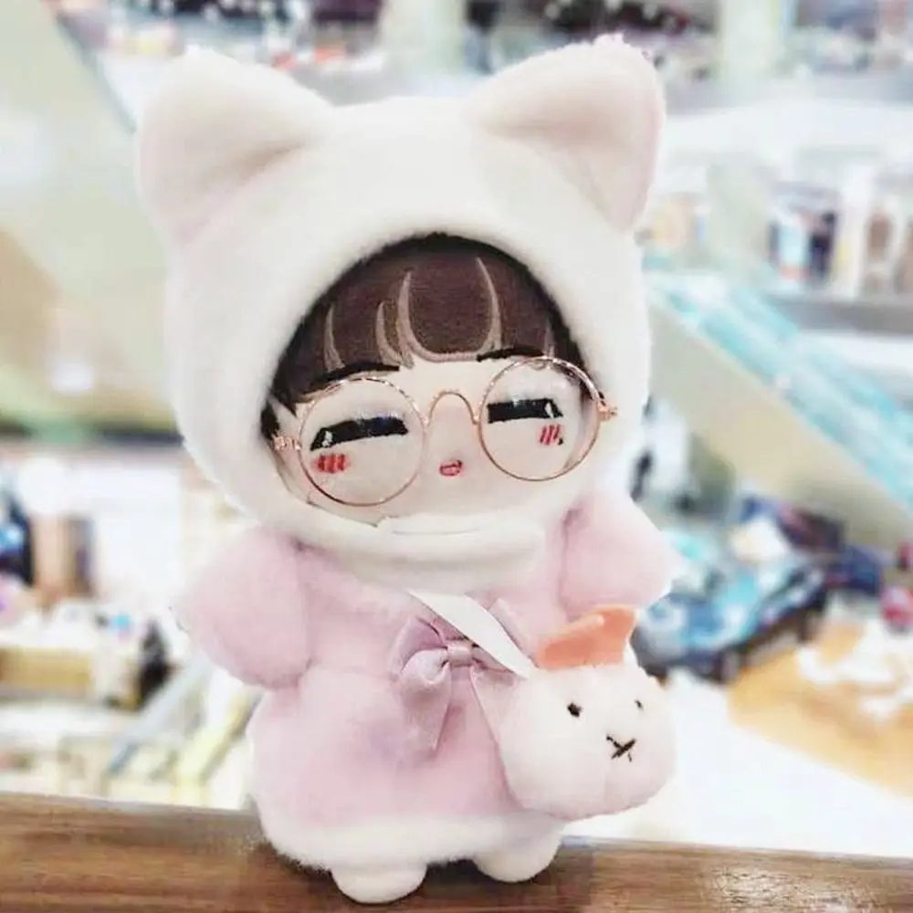 Fashion Glasses For 15~20cm Cotton Dolls Casual Wear Round Frame Plush Doll Eyeglasses for 1/3 1/4 BJD Dolls for Blythe Doll