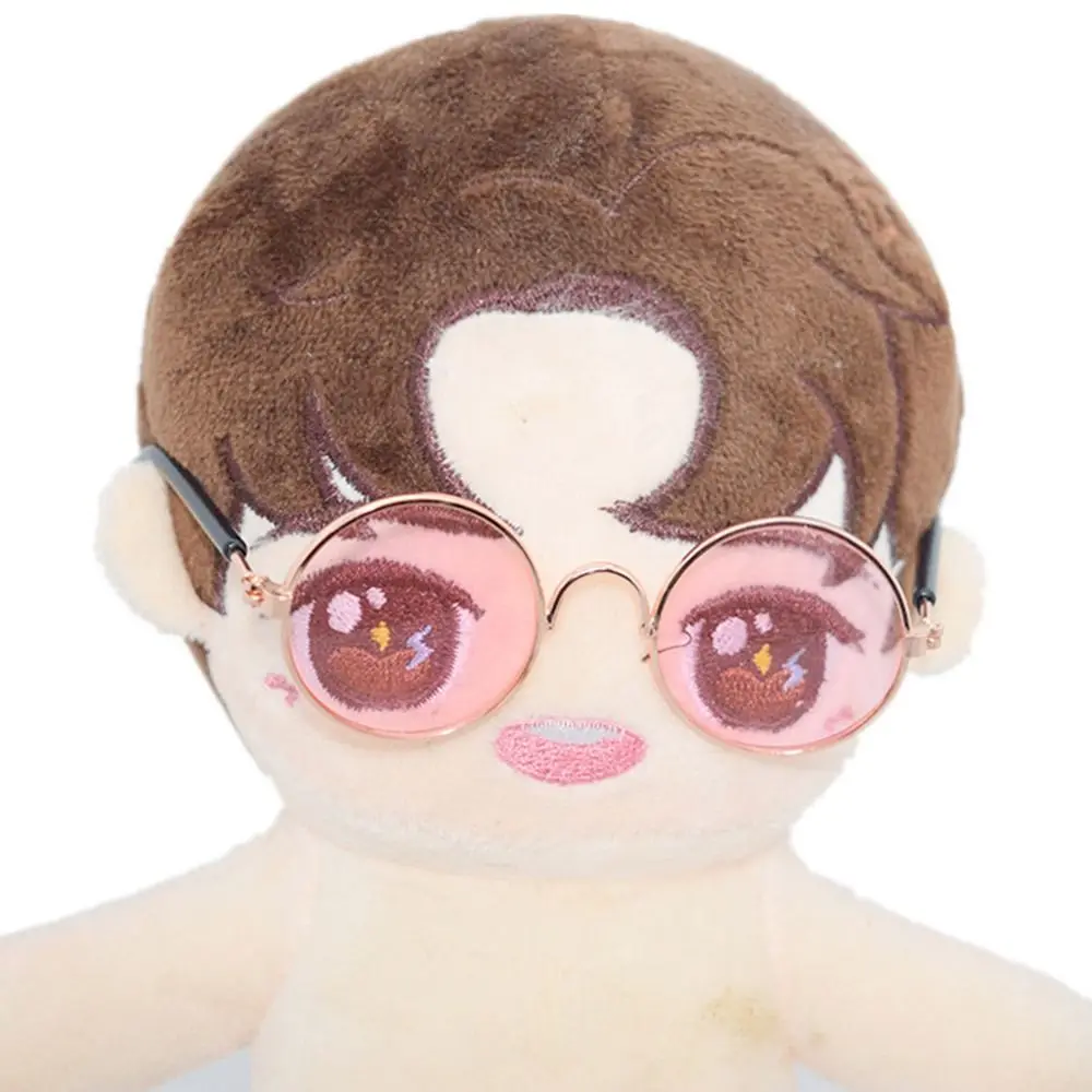 Fashion Glasses For 15~20cm Cotton Dolls Casual Wear Round Frame Plush Doll Eyeglasses for 1/3 1/4 BJD Dolls for Blythe Doll