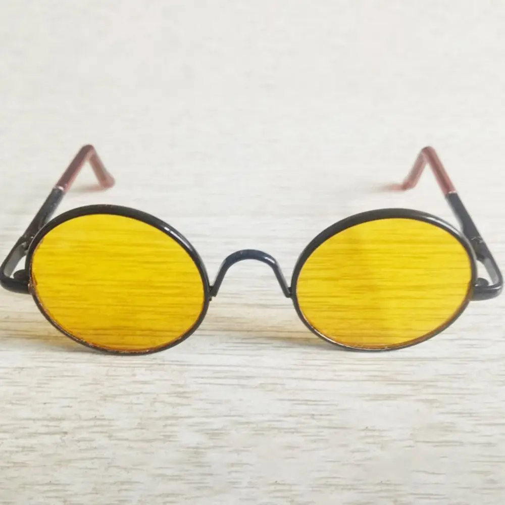 Fashion Glasses For 15~20cm Cotton Dolls Casual Wear Round Frame Plush Doll Eyeglasses for 1/3 1/4 BJD Dolls for Blythe Doll