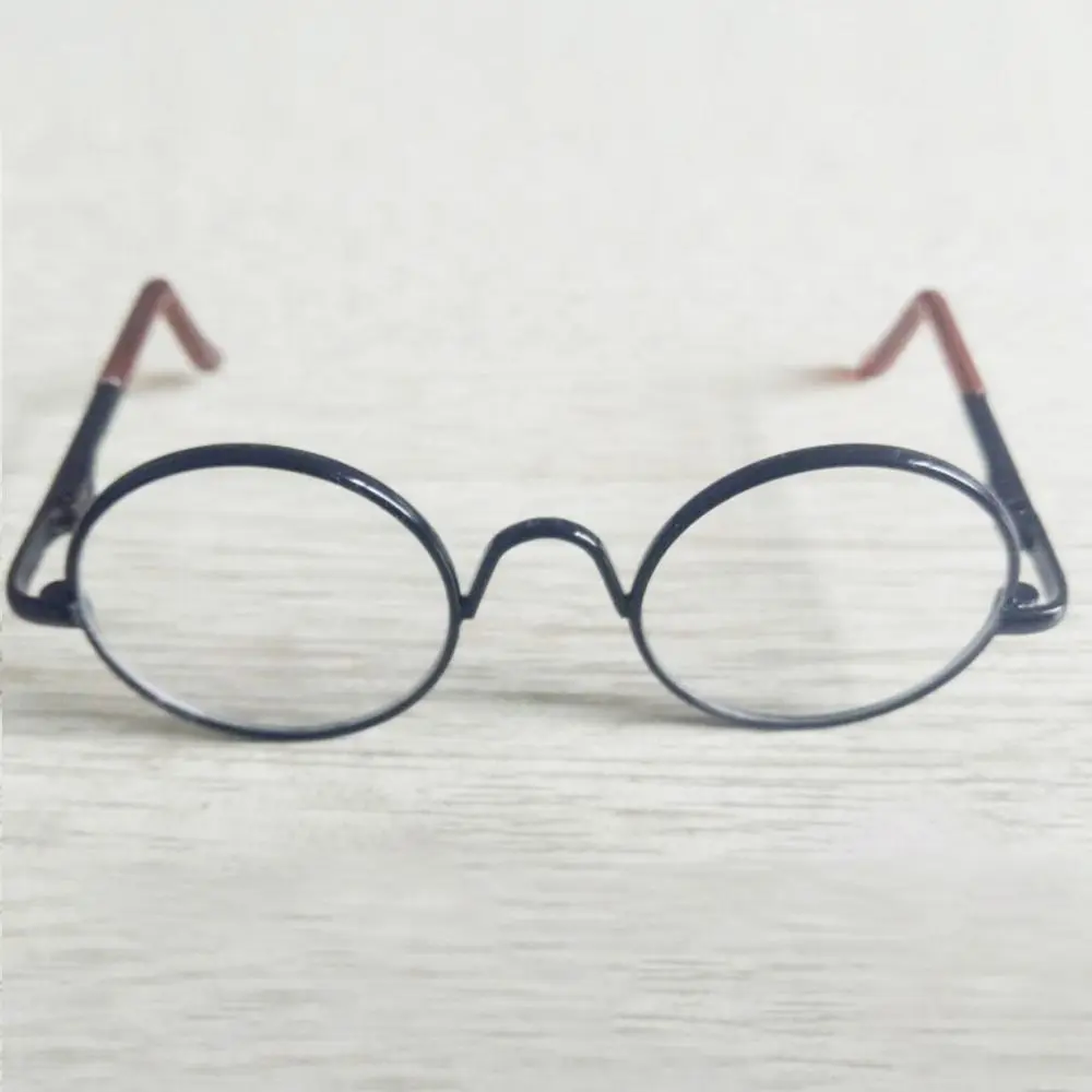 Fashion Glasses For 15~20cm Cotton Dolls Casual Wear Round Frame Plush Doll Eyeglasses for 1/3 1/4 BJD Dolls for Blythe Doll