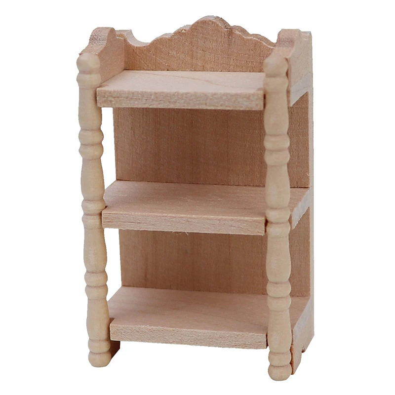 1:12 Dollhouse Miniature Storage Rack Display Stand Locker Cabinet Furniture Model Decor Toy Doll House Accessories