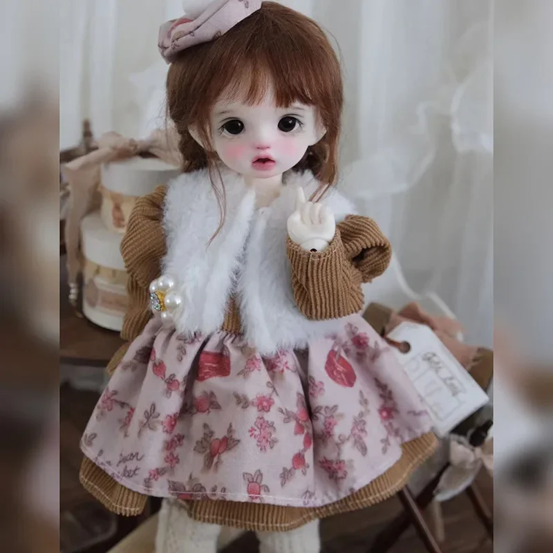 Fashion Cute Casual 30cm Doll Clothes 1/6 BJD Doll Outfit Set Doll Accessories Girl Toy Gift Holiday Gift