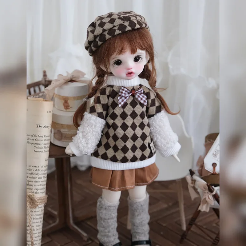 Fashion Cute Casual 30cm Doll Clothes 1/6 BJD Doll Outfit Set Doll Accessories Girl Toy Gift Holiday Gift