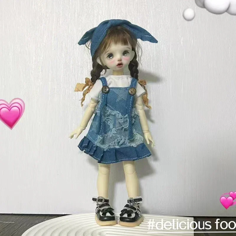 Fashion Cute Casual 30cm Doll Clothes 1/6 BJD Doll Outfit Set Doll Accessories Girl Toy Gift Holiday Gift