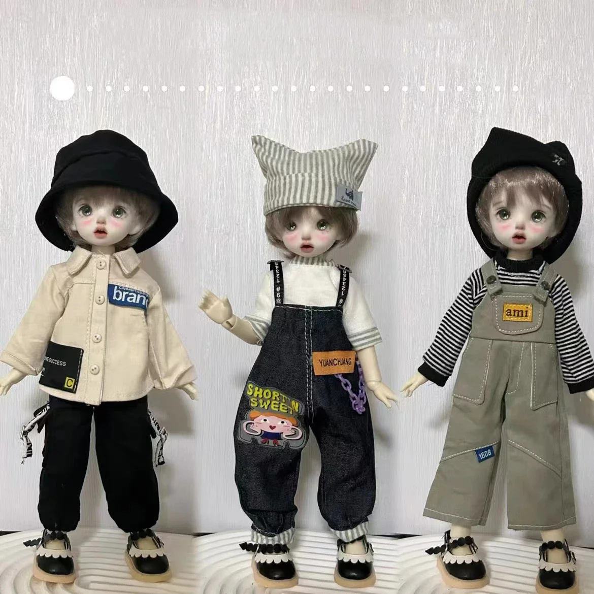 Fashion Cute Casual 30cm Doll Clothes 1/6 BJD Doll Outfit Set Doll Accessories Girl Toy Gift Holiday Gift