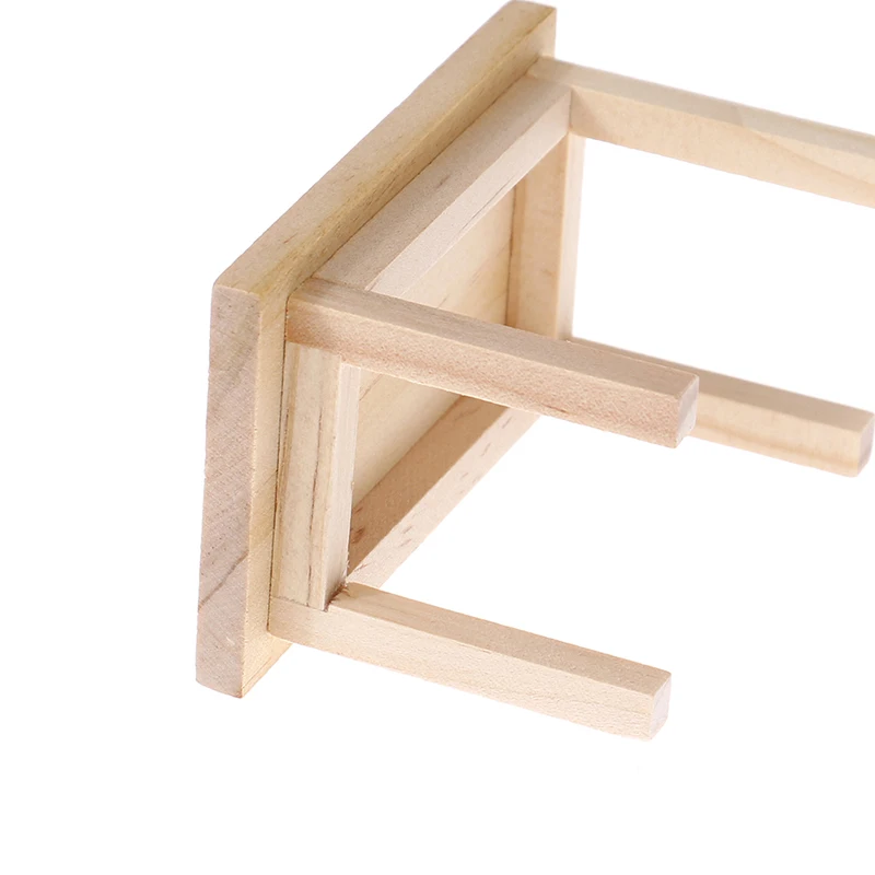 1:12 Dollhouse Miniature Wooden Table Model Furniture Accessories Toys