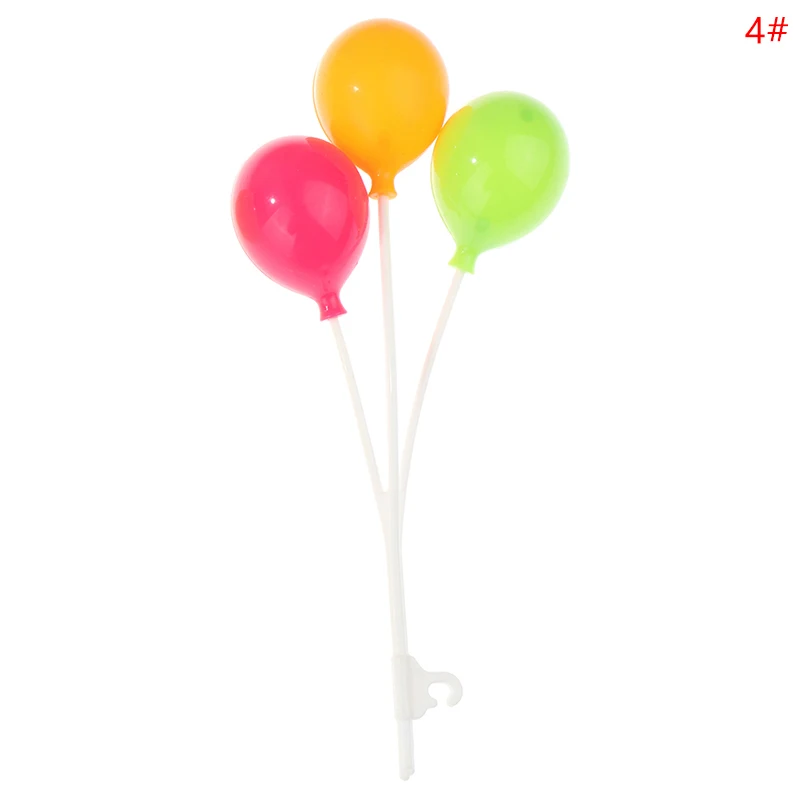 1Set 1:6 Dollhouse Miniature Colorful Balloon Windmills Round Heart-shaped Balloon Ornament Home Garden Decor Toy